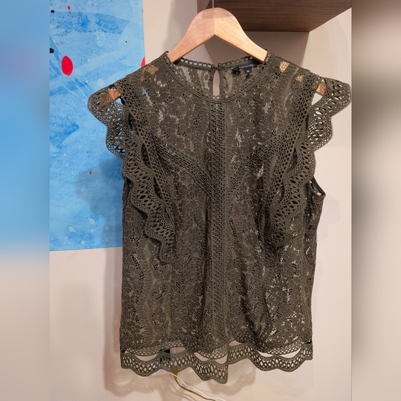 Green Comma lace top (EU 46) - Picture 2 of 7